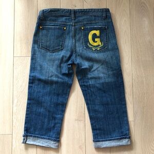 G Unit Y2K Logo Embroidered Capris Jeans